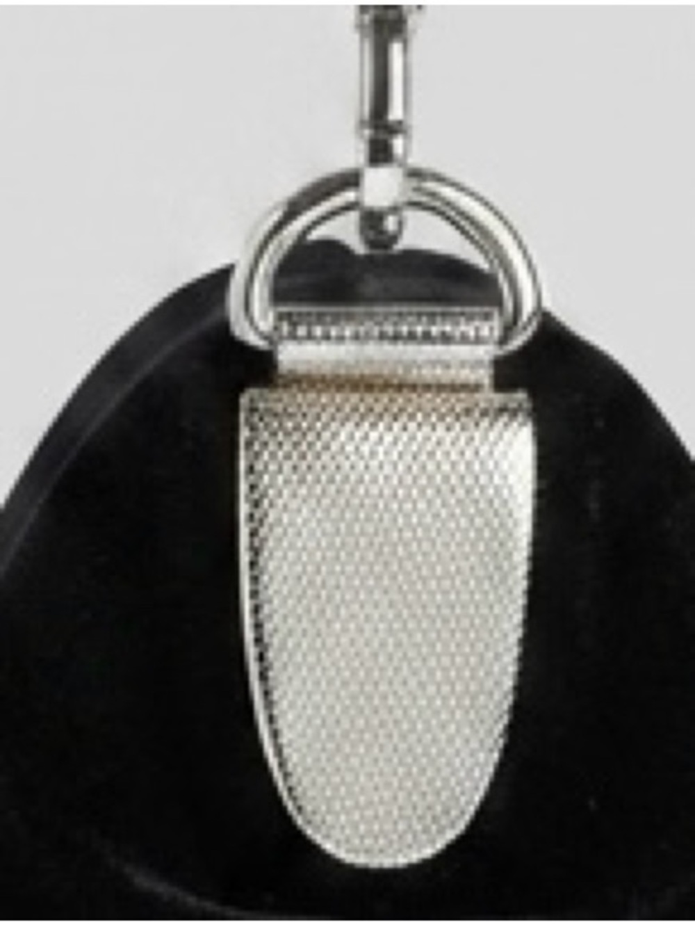 Vintage Black Velvet & Silver/Gold Mesh Bow Evening Clutch Bag Made in Hong Kong - Picture 9 of 10